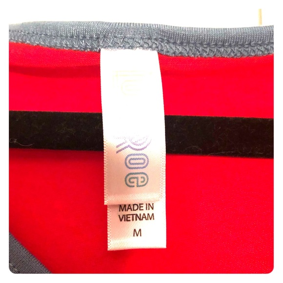 Lularoe Orange/grey Perfect T - Picture 3 of 5